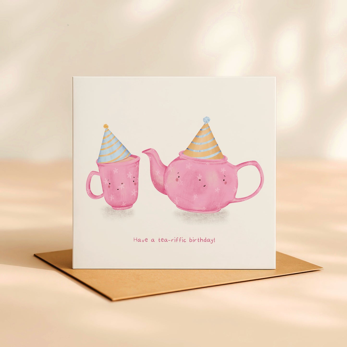 'Have a tea-riffic Birthday!' Birthday Card