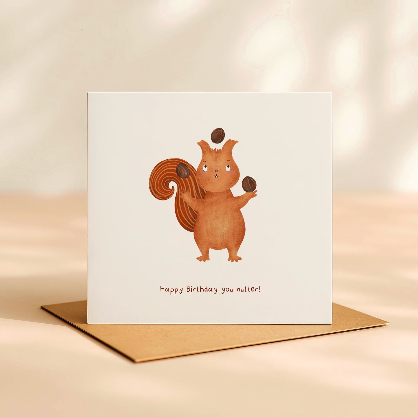 ‘Happy Birthday you nutter’ Card