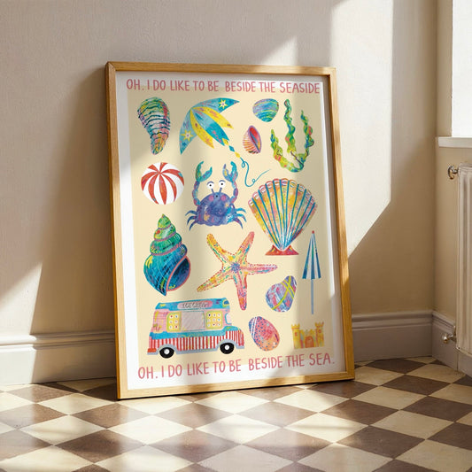 ‘Beside the seaside’ Poster