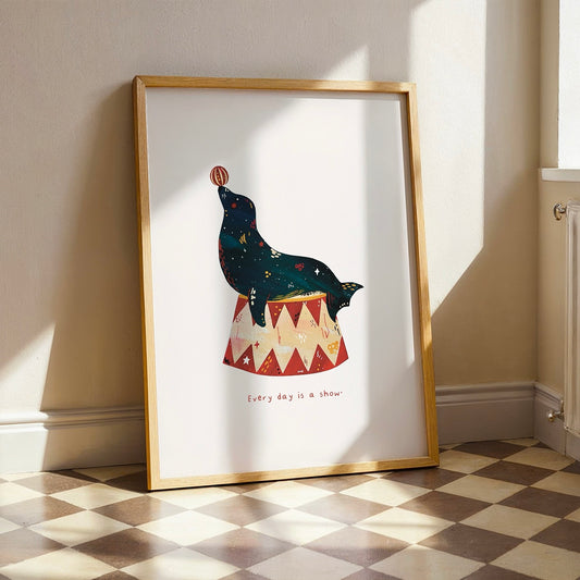 Circus Seal Poster