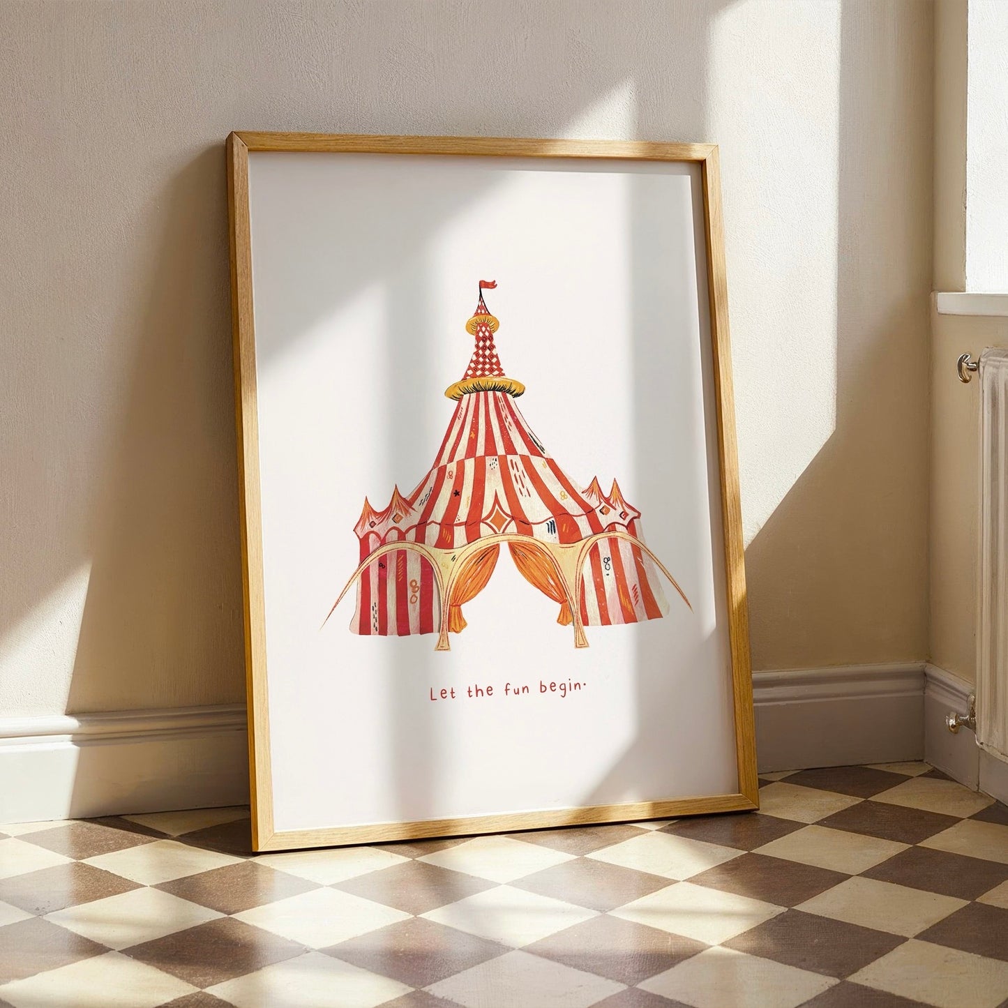 Circus Tent Art Print