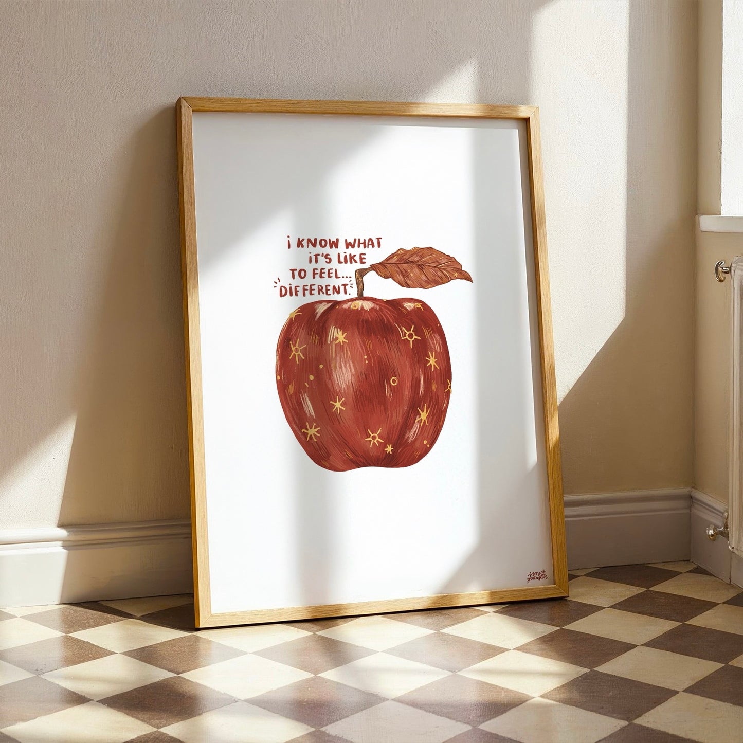 Fantastic Mr Fox Apple Art Print