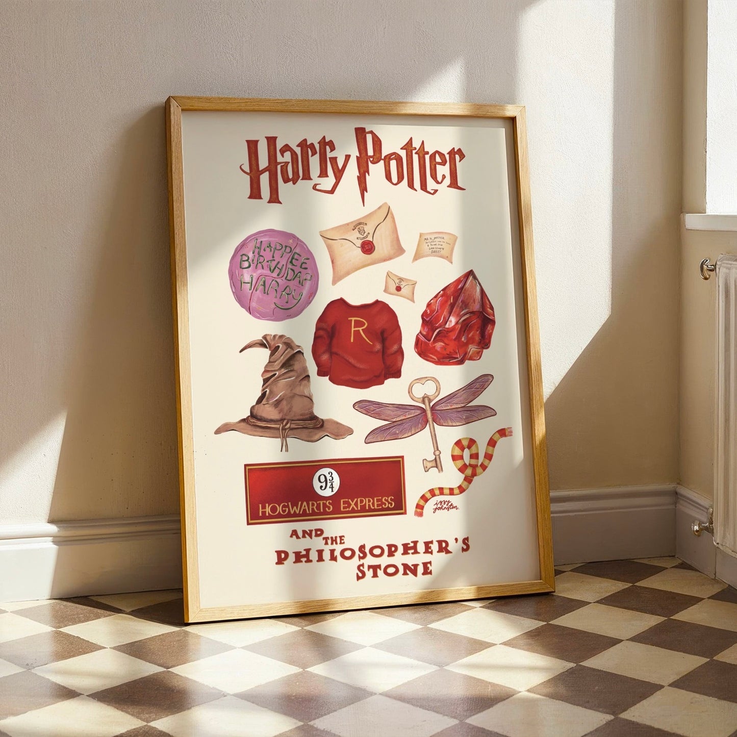 Harry Potter & The Philosophers Stone Art Print