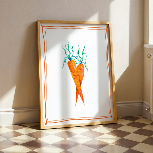 Carrot Art Print