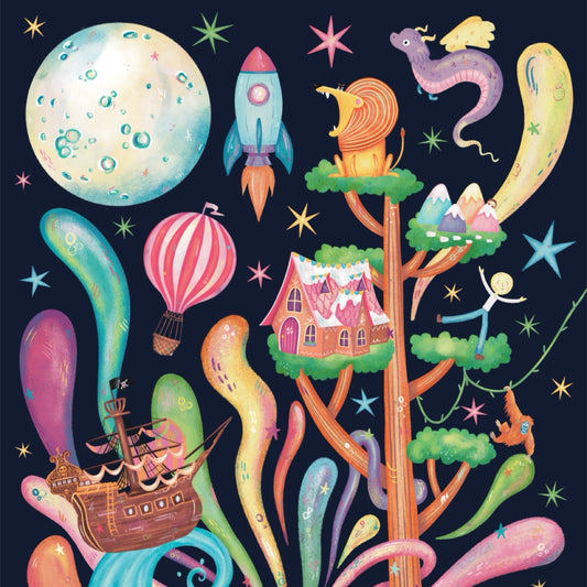 'Land of Storybooks' Art Print