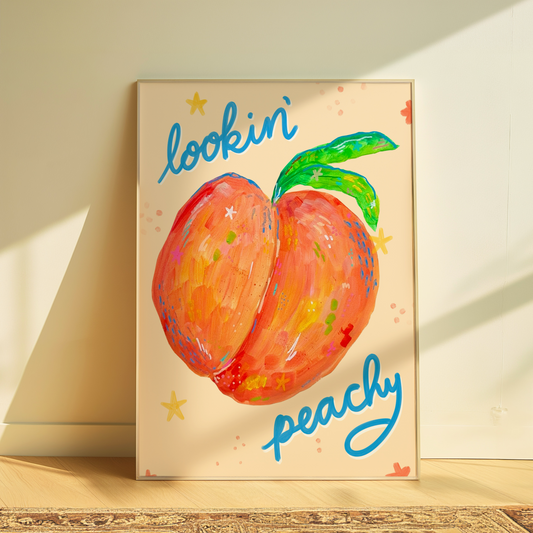 ‘Lookin’ Peachy’ Art Print