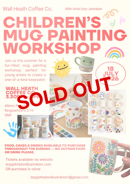 Children's Mug Painting Workshop - Wall Heath Coffee Co.