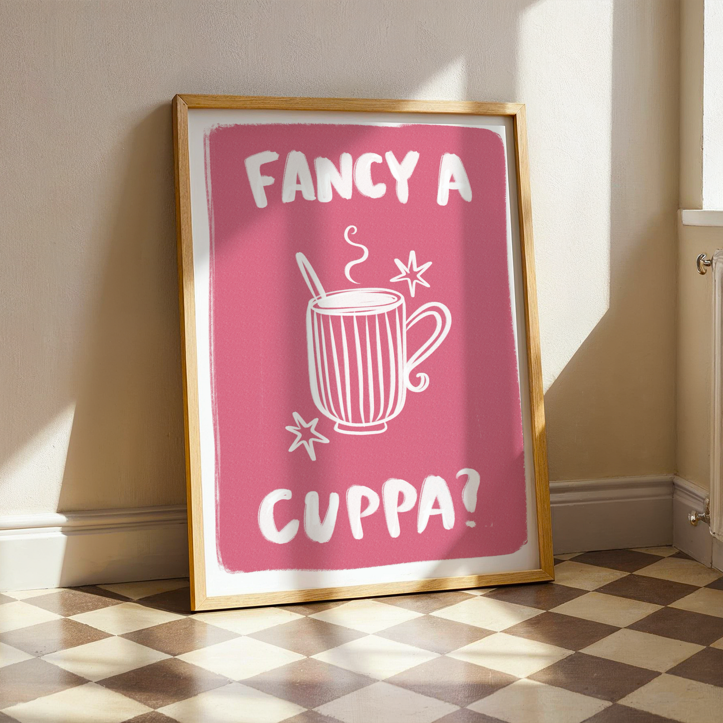 ‘Fancy A Cuppa?’ Art Print