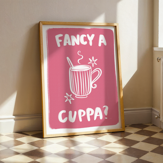 ‘Fancy A Cuppa?’ Art Print