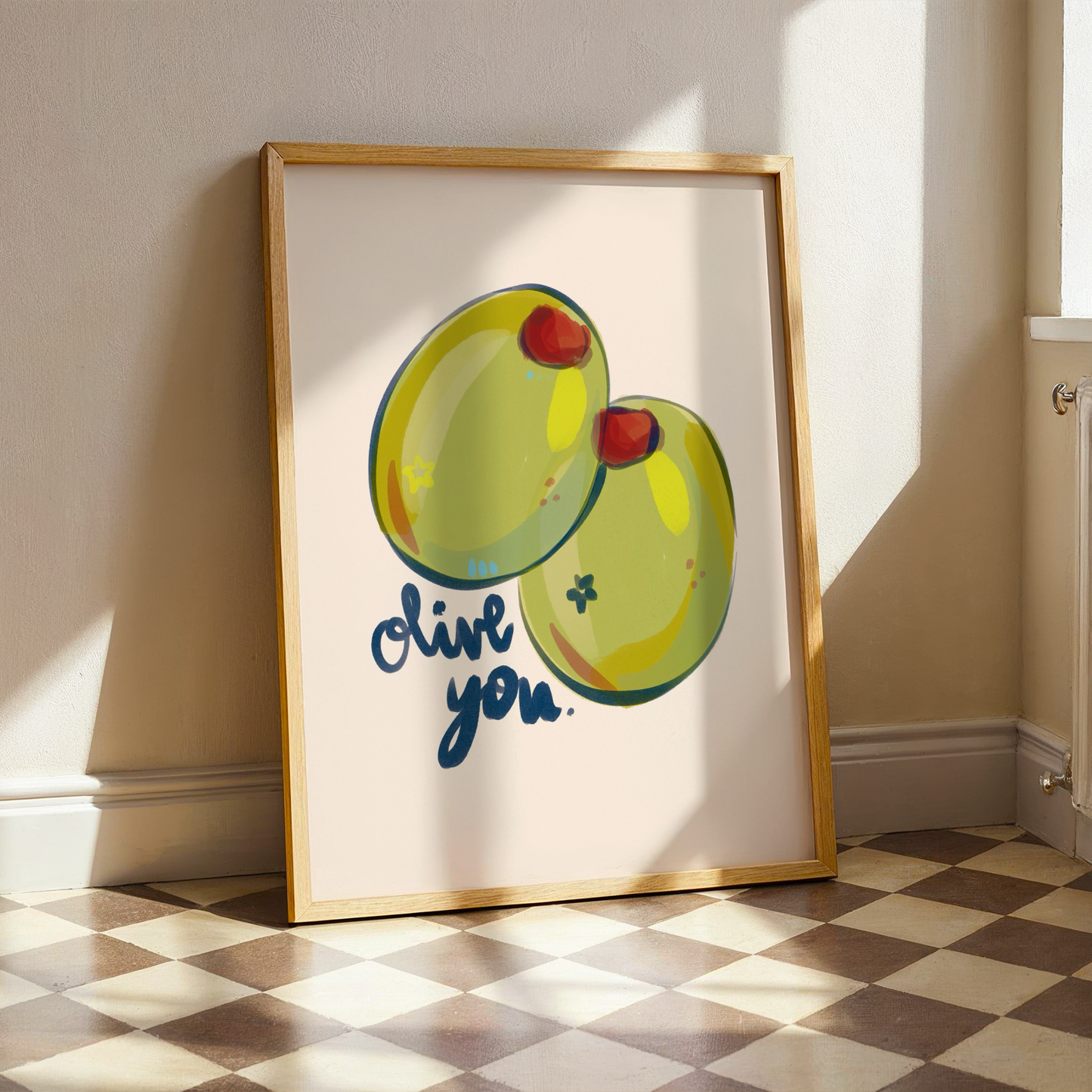 ‘Olive You’ Art Print