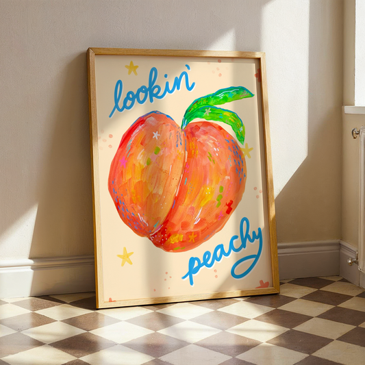 ‘Lookin’ Peachy’ Art Print