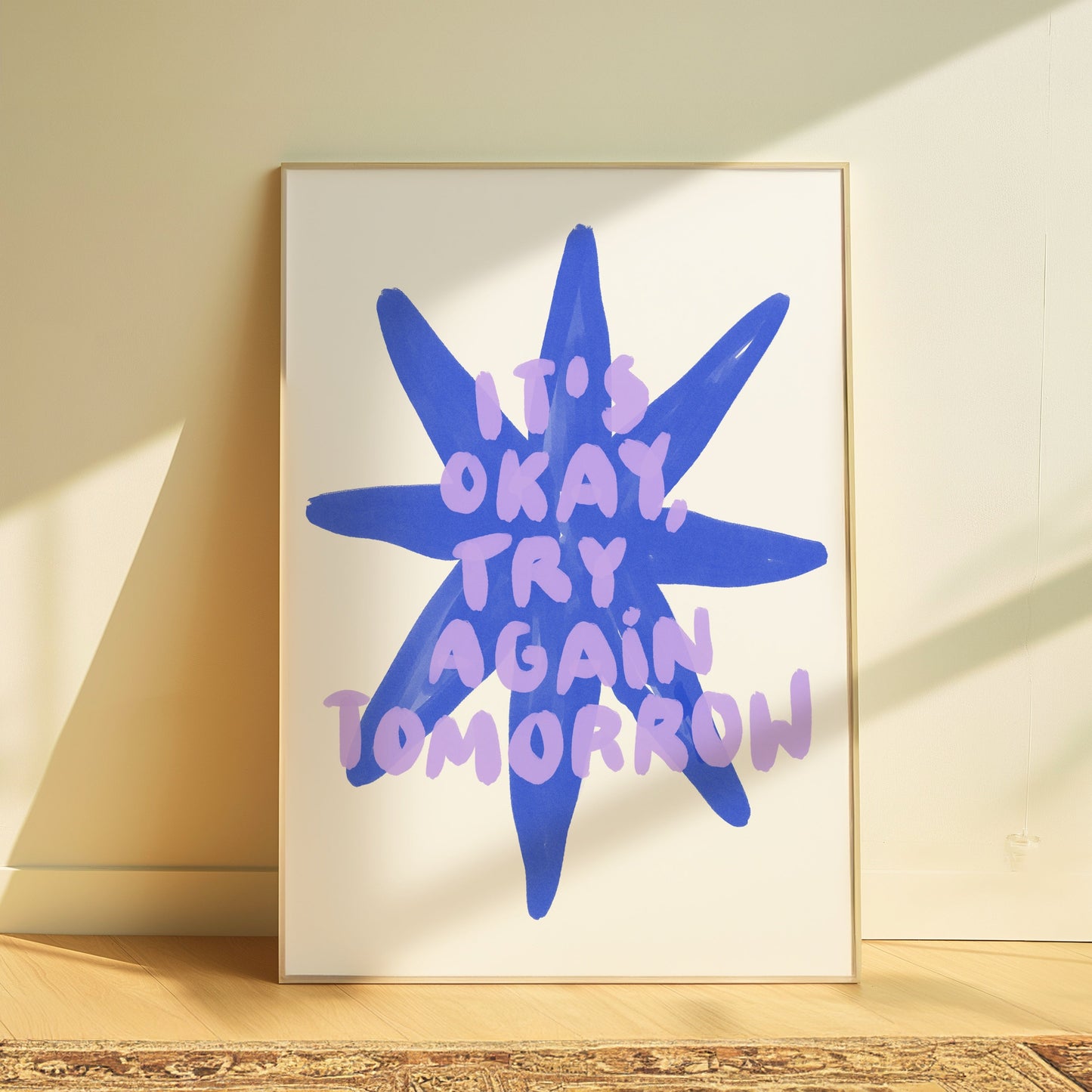 It’s Okay, Try Again Tomorrow | Home Print