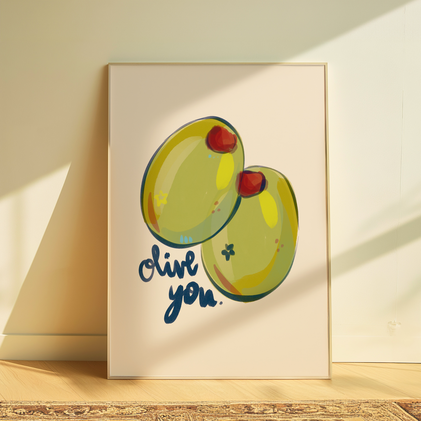 ‘Olive You’ Art Print