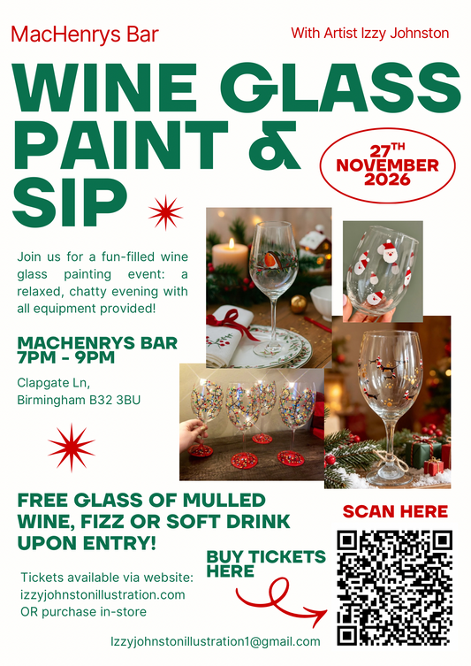 Wine Glass Painting Evening - MacHenrys Bar