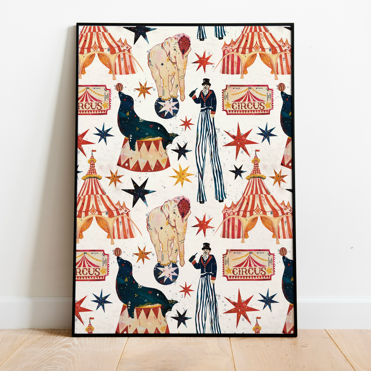 Vintage Circus Art Print
