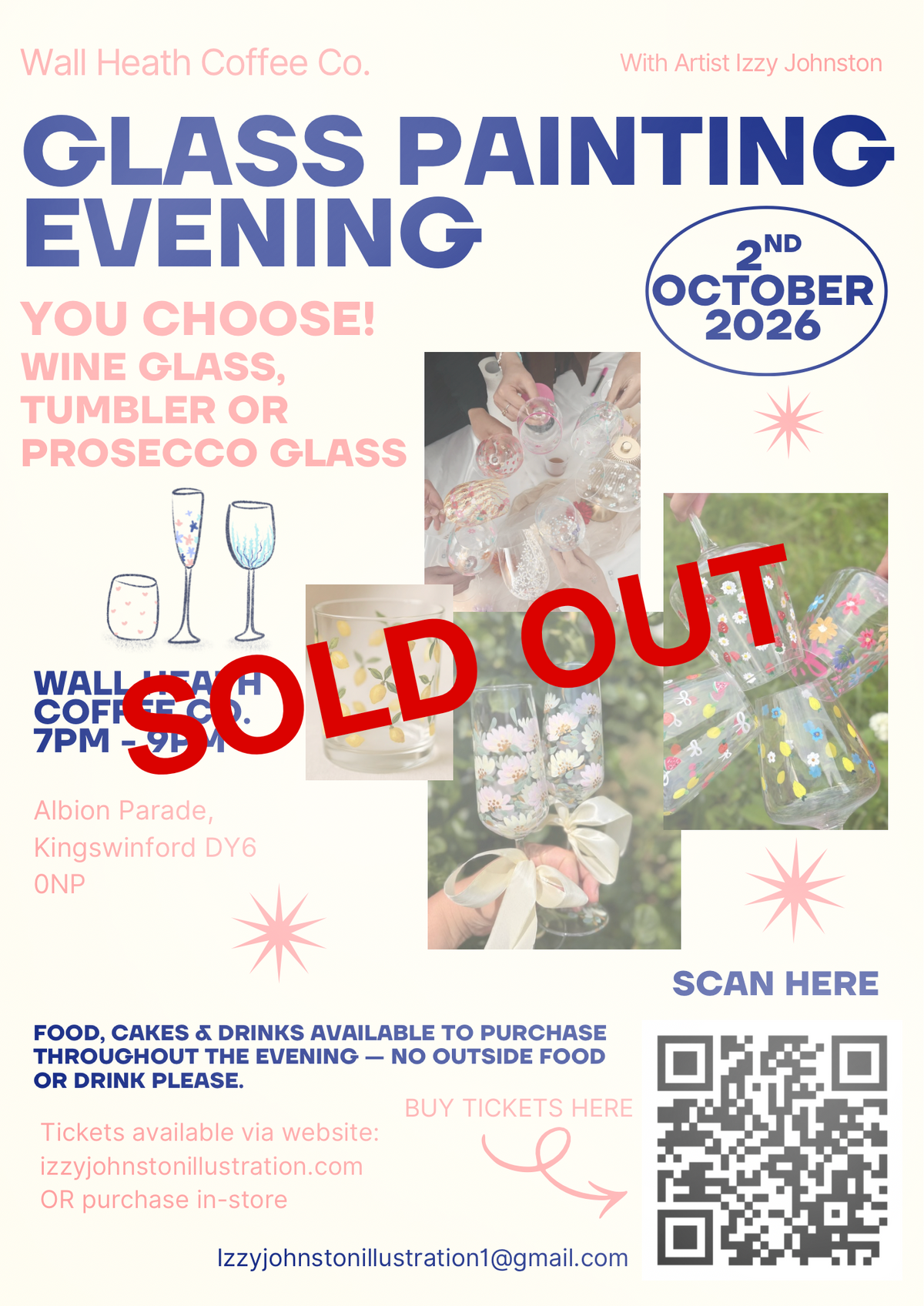 Glass Painting Evening - Wall Heath Coffee Co.