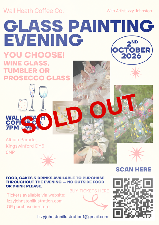 Glass Painting Evening - Wall Heath Coffee Co.