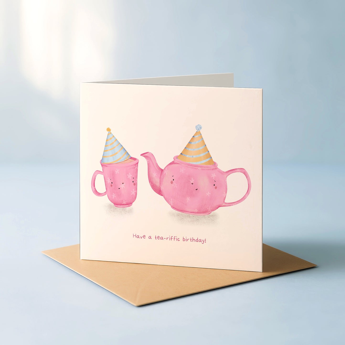 'Have a tea-riffic Birthday!' Birthday Card