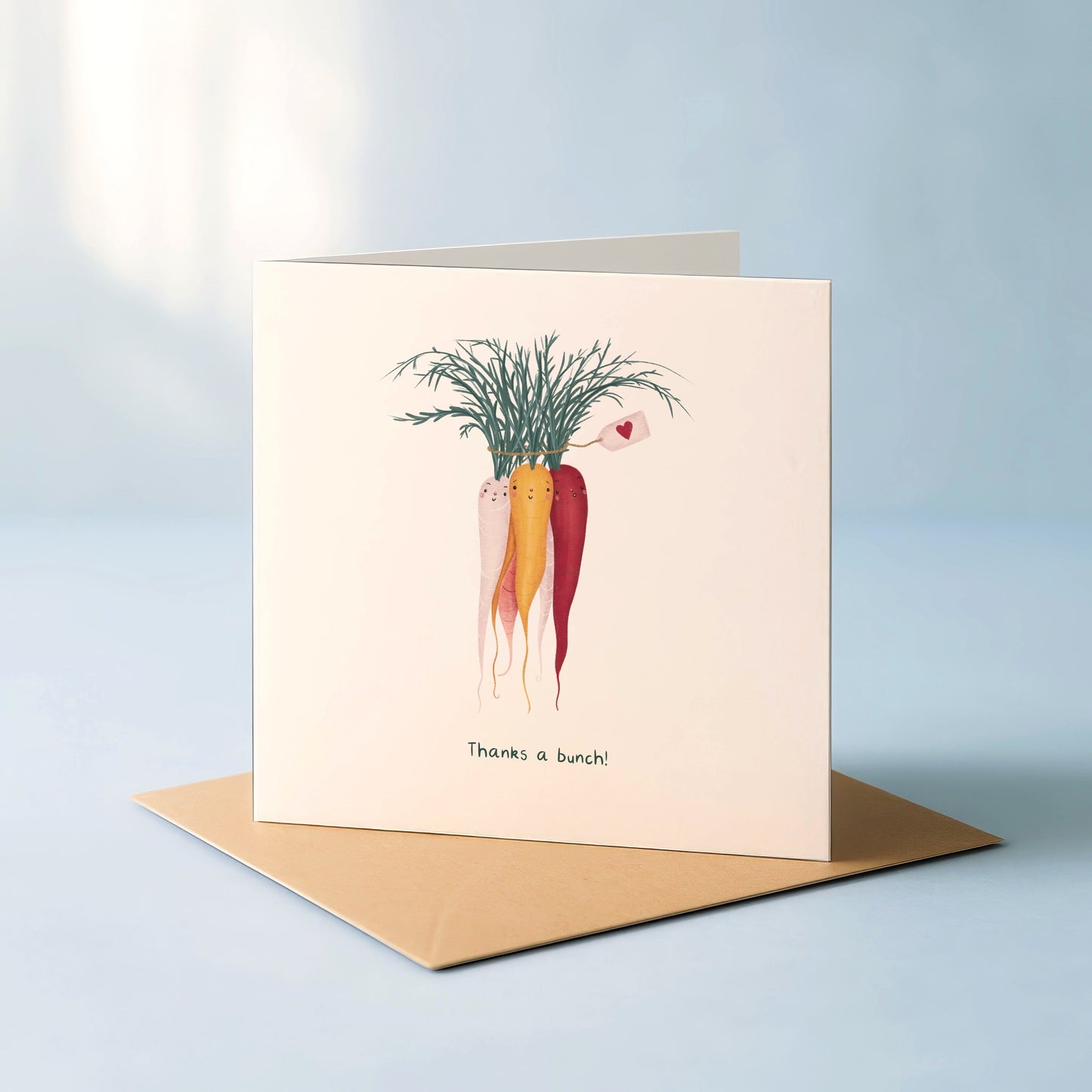 'Thanks a bunch!' Thank you card
