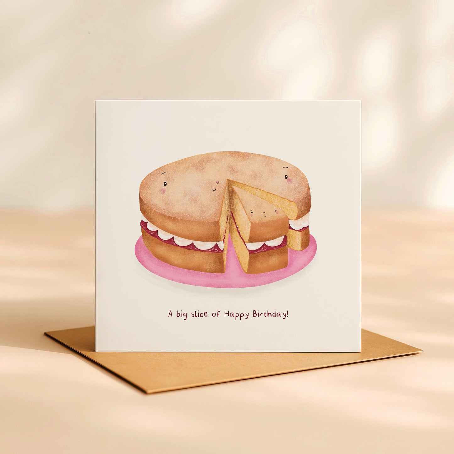 ‘A big slice of Happy Birthday’ Card