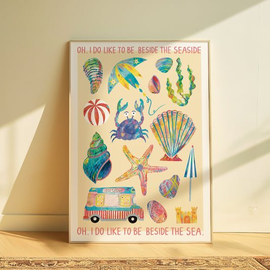 ‘Beside the seaside’ Poster