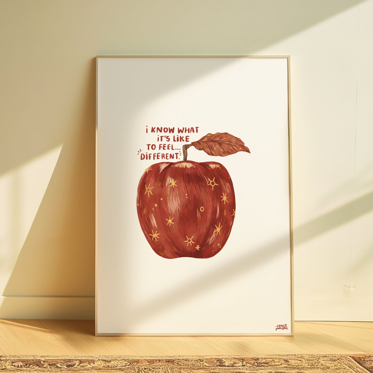 Fantastic Mr Fox Apple Art Print