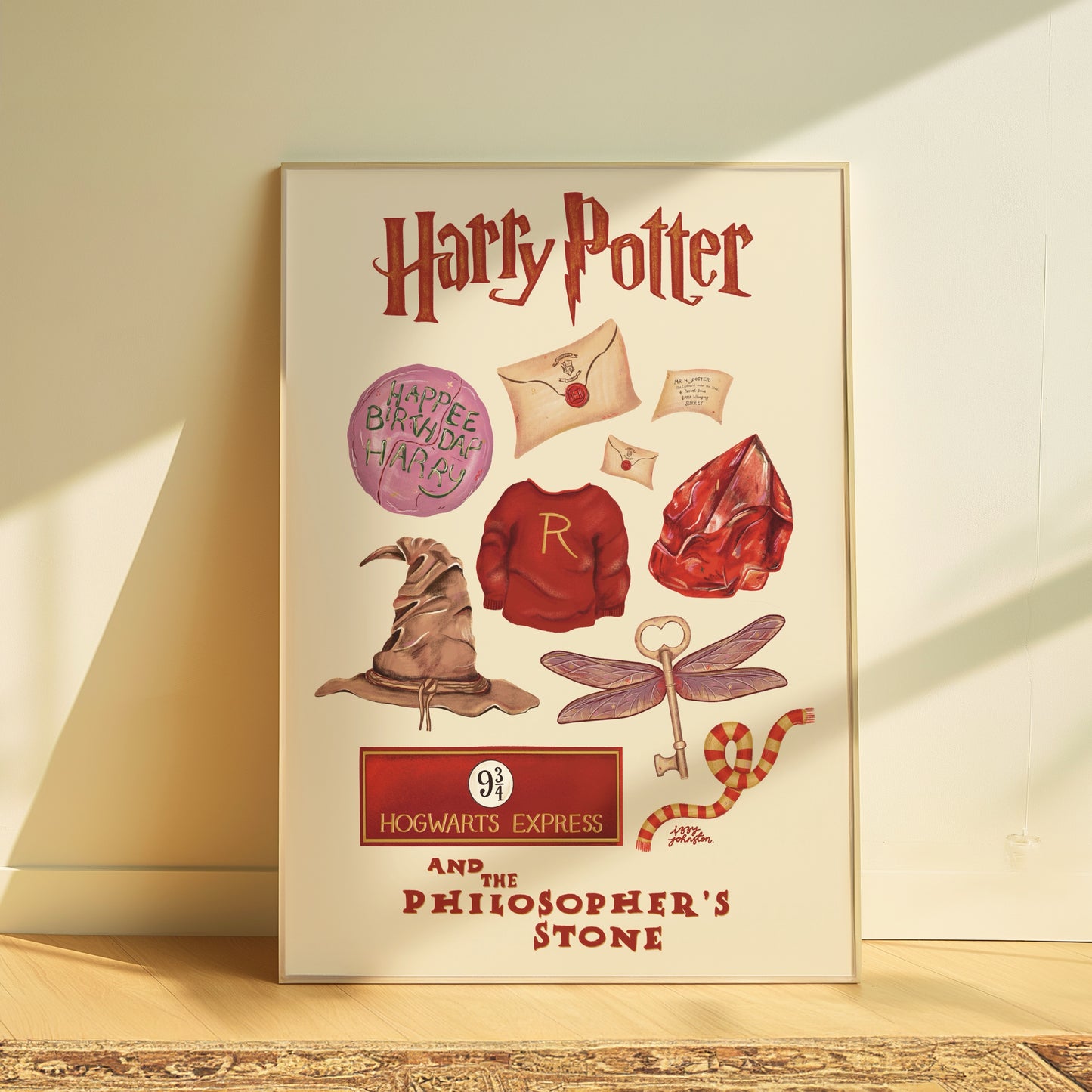 Harry Potter & The Philosophers Stone Art Print