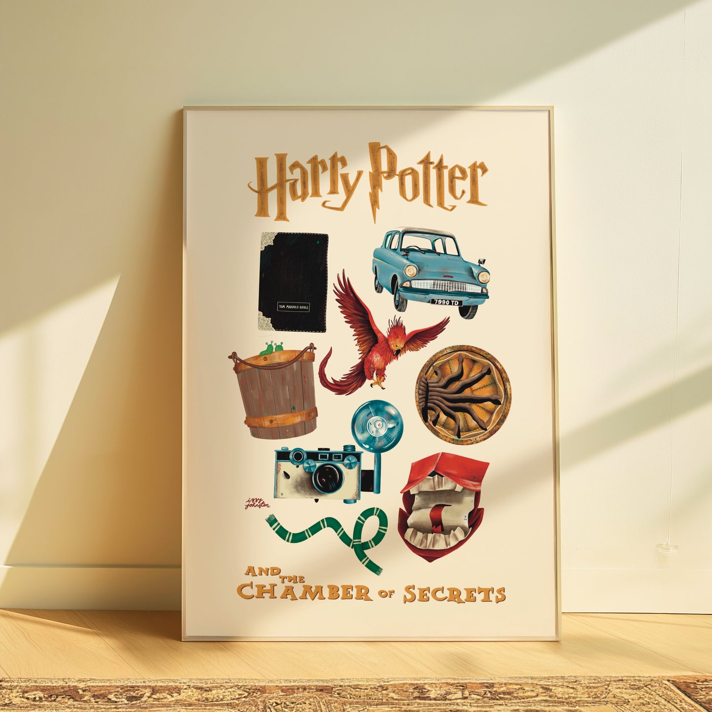 Harry Potter Chamber of Secrets Art Print