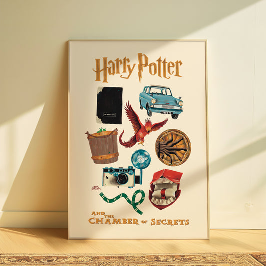 Harry Potter Chamber of Secrets Art Print