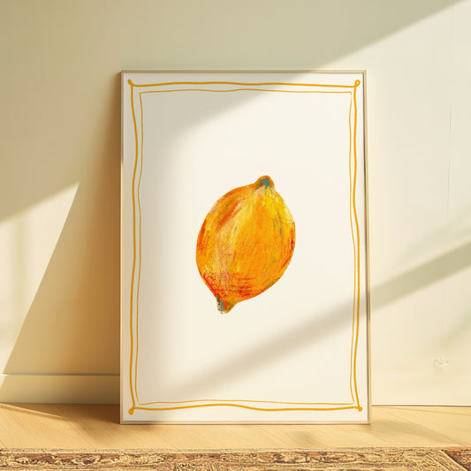 Lemon Art Print