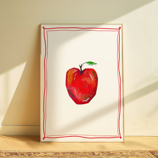 Apple Art Print