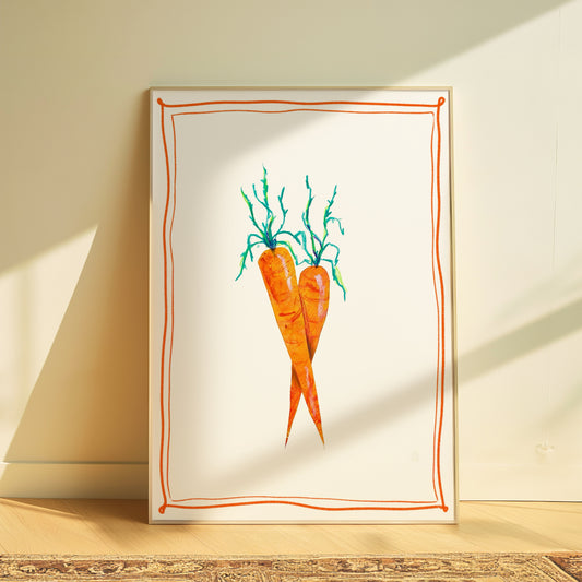 Carrot Art Print