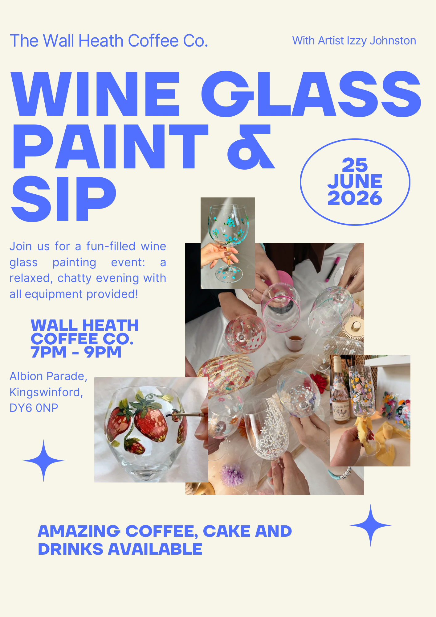 Wine Glass Paint & Sip - Wall Heath Coffee Co.